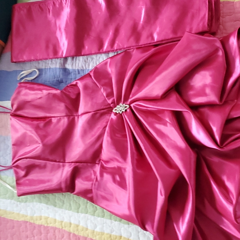 Satin dress